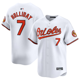 thumbnail image 1 of Camiseta de béisbol clásica local de Jackson Holliday, blanca, de los Baltimore Orioles, con número de estrella bordado.-S, 1 of 2