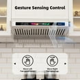 thumbnail image 2 of 36 Inch Under Cabinet Range Hood ,Stainless Steel Stove Hood with Voice/Gesture/Touch Control, 900 CFM Kitchen Vent Hood, 2 of 8
