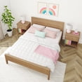 thumbnail image 6 of Max & Lily Queen Bed Frame, Solid Wood Classic Platform Bed with Panel Headboard for Kids, 6 of 10