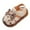 White, variant on JDEFEG Girls' Sandals Summer Baby Walking Shoes Soft Sole Sandals Non Slip Breathable Toddler Girls Pu Leather Soft Open Toe Summer Sandals Flower Flat Shoes Brown Size 6