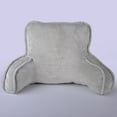 thumbnail image 4 of Home Soft Things Super Soft Bedrest Pillow w/ Arms - 20x18x17" - Light Grey, 4 of 7