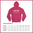 thumbnail image 7 of Adulting Would Not Recommend Sweatshirt Funny Adult Life is Hard Review Humor Parenting 18th Birthday Gen X Hoodie, 7 of 7
