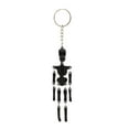 thumbnail image 1 of Glow In The Dark Keychain Punk Style Key Chain Halloween Unisex Gift For Men Women, 1 of 7