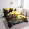 thumbnail image 2 of Dinosaur Bedding Comforter Sets 7pcs Dino Bed in a Bag Bed, Wild Animal Twin Bedding Sets Jungle Wildlife Comforter Set 3D Dinosaur Print Bedding Sets & Collections Home Decor, 2 of 5