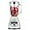 WHITE, variant on EUROSTAR EBL922GWH Glass Jar Countertop Blender, 6 Cup