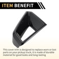 thumbnail image 5 of Unique Bargains Front Side Bumper Grille Cover Trim for Chevrolet Colorado for GMC Canyon 2023-2024 Left Right Grille Bumper Vent Cover Trim ABS Carbon Fiber Pattern Black, 5 of 6