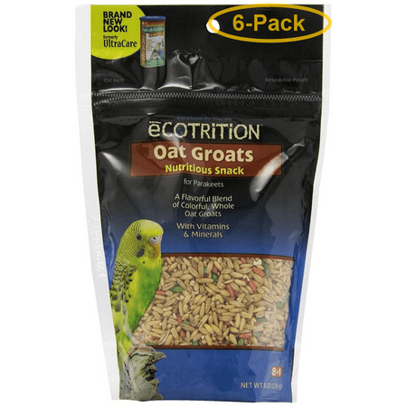 Ecotrition Oats N Groats for Parakeets 8 oz - Pack of (Best Oats For Deer)