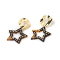 thumbnail image 4 of 1 par de pendientes colgantes con forma de estrella de resina acrílica a la moda, joyería de fiesta para mujer y Chica, 4 of 7
