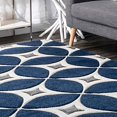thumbnail image 3 of nuLOOM BHBC55F-609 Gabriela Navy 6' x 9', 3 of 4
