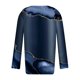 thumbnail image 4 of Ichuanyi liquidación de moda femenina camiseta suelta de mangas de mangas largas de mangas en v tops casuales ICHUANYI WER202308181130, 4 of 5