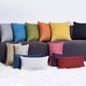 thumbnail image 5 of Set of 2 Fall Pillow Covers Rustic Linen Decorative Square Throw Pillow Covers 18x18 Inch(Orange), 5 of 5