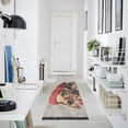 thumbnail image 4 of Yayeee Runner Rug for Bedroom 2'x6' Machine Washable Hallway Non Slip Mat, Gray Dog Artist, 4 of 8