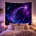 thumbnail image 2 of Bright Star With Cosmic Arc Against Dark Space, Mystical Celestial Art for Space Lovers, Cosmic Wall Decor, Housewarming Gift, Tapestry Wall Hanging for Bedroom and Dorm, 2 of 7