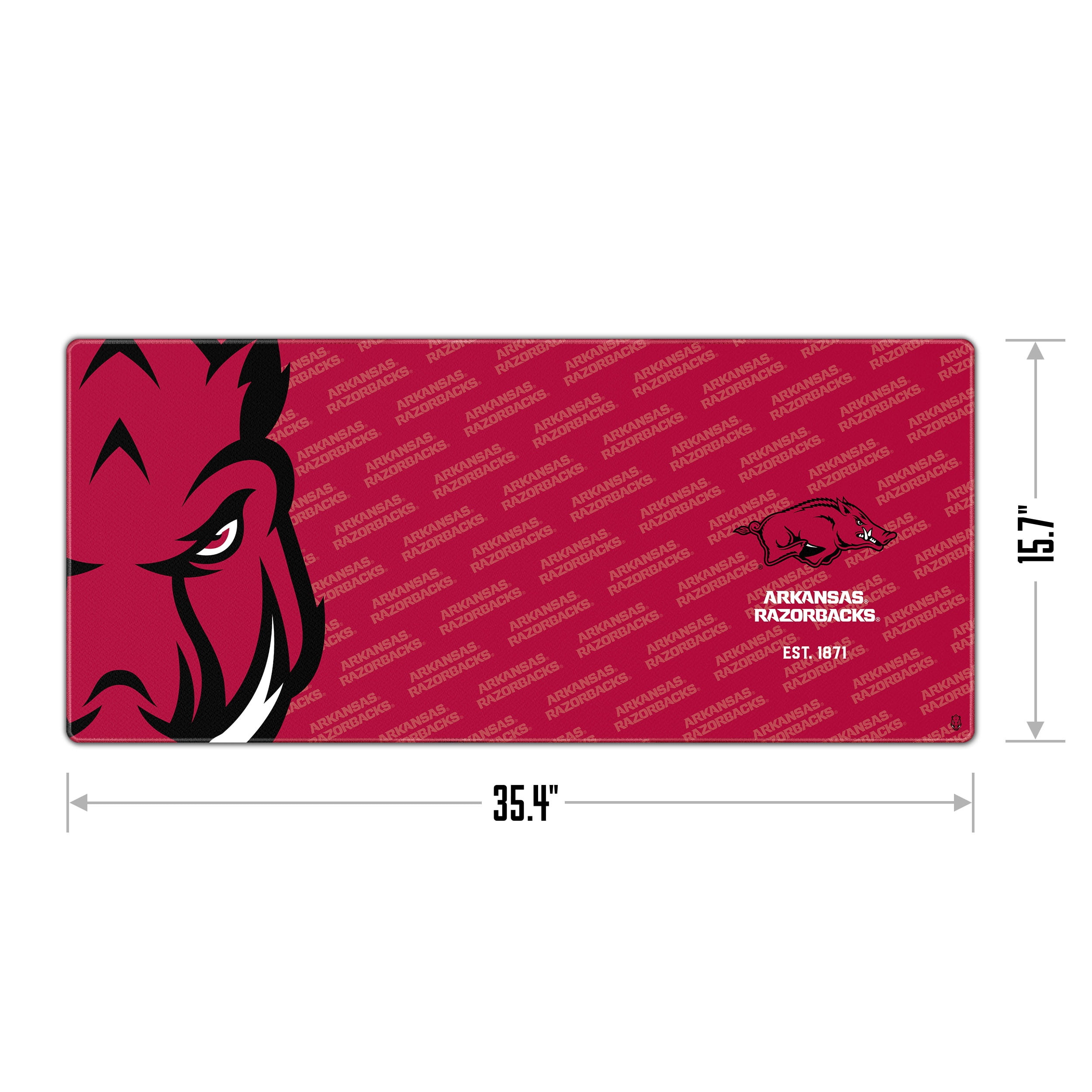YouTheFan NCAA Arkansas Razorbacks Logo Series Desk Pad