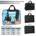 thumbnail image 2 of Kowoue Bluey Pattern Ultra-Thin Laptop Bag – Lightweight Shoulder Briefcase with Carry Handle, and Adjustable Strap, Fits 13-15.6-inch Laptops, 2 of 9