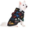 thumbnail image 2 of Honeii Basketball Print Small Dog Hoodies Pet Hooded Sweatshirts Fall Winter Puppy Cat Sweaters Warm Clothes for Small Dogs Outfits Costume-Large, 2 of 7