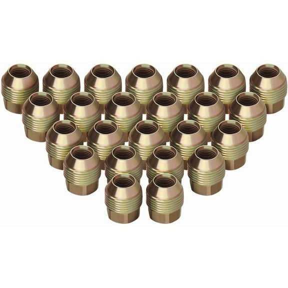 ECCPP Fits Chevy GMC GM Factory Style Lugs 24 Piece 7/8" 14x1.5 Open End Lugs Nuts