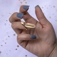thumbnail image 4 of Women Fingernail Rings Fashion Finger Nail Rings Retro Alloy Fingernails Rings Jewelry For Women Girls, 4 of 6
