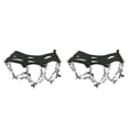 thumbnail image 3 of FLhrweasw Cadenas de nieve de 13 dientes, funda para botas, antideslizante, ligera para invierno (negro M), 3 of 8