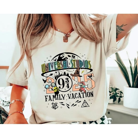 Vintage Disney Universal Studios 2025 T-Shirt, Universal Studios Trip Shirt, Universal Orlando Tee, Disney Family