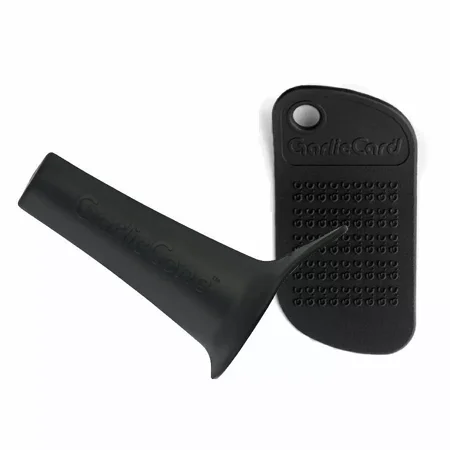 

Garlic GarlicCard / GarlicCone - Garlic Peeler & Grater Set - Black