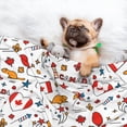 thumbnail image 3 of Rocae Canada Day for Pet Blanket Dog Blanket Cat Blanket Soft Sleep for Small Medium Pet-Small, 3 of 8