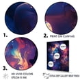 thumbnail image 3 of Designart "Dreamer Under The Aurora" Fashion Woman Wall Art Prints, 3 of 7