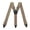 Beige, variant on Hidden Suspenders for Men 3.8 cm Heavy-Duty Under Clothes 3 Snap Loops Outdoor & Skiing