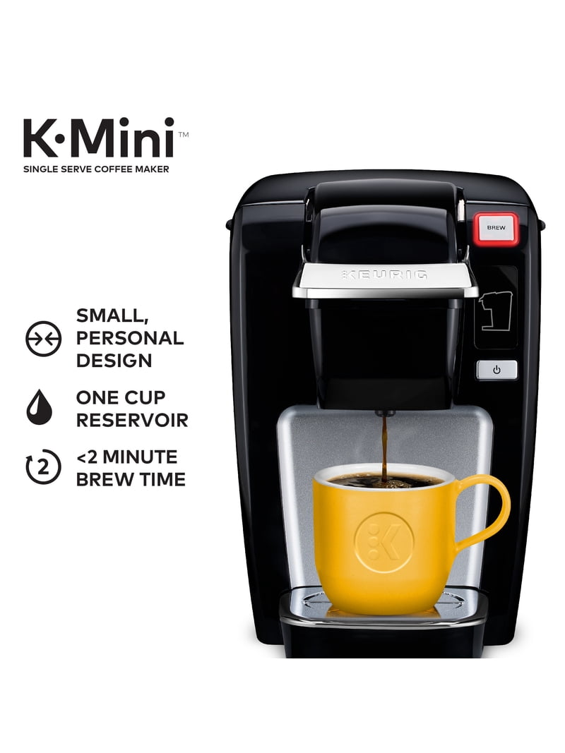 Keurig K-Mini K15 Single-Serve K-Cup Pod Coffee Maker, Black