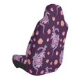thumbnail image 2 of Wukai Snake And Flower Full Set Car Seat Covers with Soft Padding Universal Auto Front Seats Protector and Cushion Mat, 2 of 5