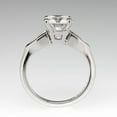 thumbnail image 4 of Certified Moissanite Stone,Solid Silver Cluster Accented Mounting Round Moissanite Engagement Ring, 3.15 Ct Vintage Moissanite Ring for Women, 4 of 5