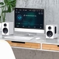 thumbnail image 3 of Sanyun SW208 Altavoces de estantería Activos Bluetooth 5.0 de 3"- Unidad de Altavoz de Fibra de Carb, 3 of 7