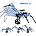 thumbnail image 5 of Beach Cart Chair – 2 in 1 Turns from Cart to Beach Chair – Large Wheels – Easy to Use – Large Capacity – Flower Pattern, 5 of 6