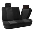 thumbnail image 3 of FH Group Highback Trendy Corduroy Car Seat Covers for Car SUV, 4 Headrest Full Set, Black, 3 of 6