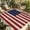 Red, Blue, variant on American Flag Outdoor Rug for Patio/Deck/Porch, Non-Slip Large Area Rug 5 x 8 Ft, Vintage Wooden Star Striped Red Blue Indoor Outdoor Rugs Washable Area Rugs, Reversible Camping Rug Carpet Runner