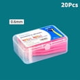thumbnail image 1 of 20Pcs L Type Angled Interdental Brcomh Brcomh For Braces Micro Soft Brcomh For Dental Brackets Cleaning Short Handle Brcomhes, 1 of 6