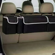 Car Trunk Organizer 4 Pockets Foldable Backseat Hanging Storage Bag for Car SUV MPV