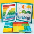 thumbnail image 4 of Fraction Toys Montessori Reuse Cartoon Pictures Intelligence Developing Rainbow, 4 of 8
