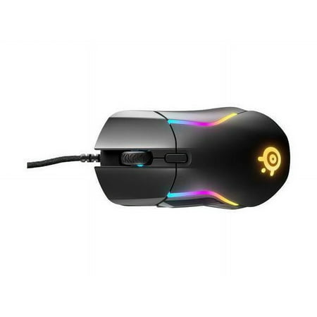 SteelSeries - Rival 5 Wired Optical Gaming Mouse with RGB Lighting - Black