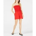 thumbnail image 2 of maison Jules Combinaison Smockée pour Femmes, Rouge, Très Grand, 2 of 7