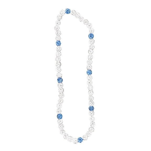 DESIGNICE Ice Collection Necklace Baseball, Baseball Bling Necklace, Inspired Jewelry for Competitive Ball Players and Athletes Stylish Sports Accessory