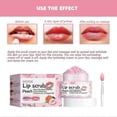 thumbnail image 4 of EELHOE 30g Peach Lip Scrub Natural Lip Repair Treatment Gently Exfoliate Lips Soften Ke, 4 of 5