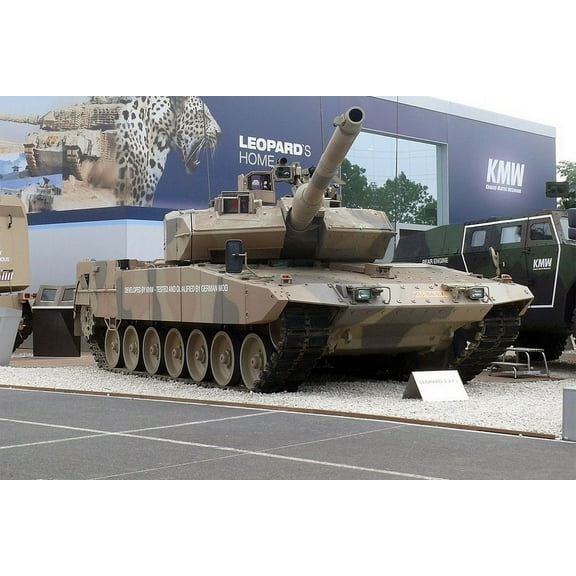 24x36 gallery poster, A Leopard Tank tank 2A7 at Eurosatory 2010