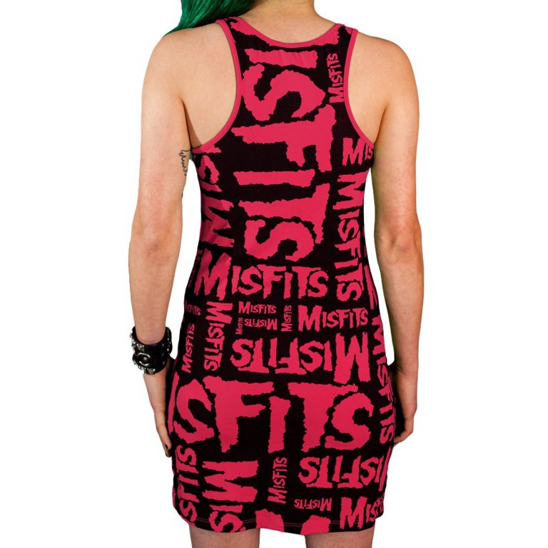 pink dress with skulls Women's Pink Roses And Skulls Tank Dress Everything Skull Clothing Merchandise and Accessories
