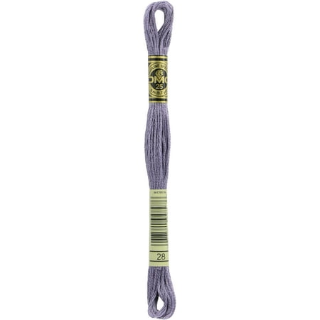 UPC: 0077540928286 | DMC Six-Strand Embroidery Floss – #28 Medium Light Eggplant
