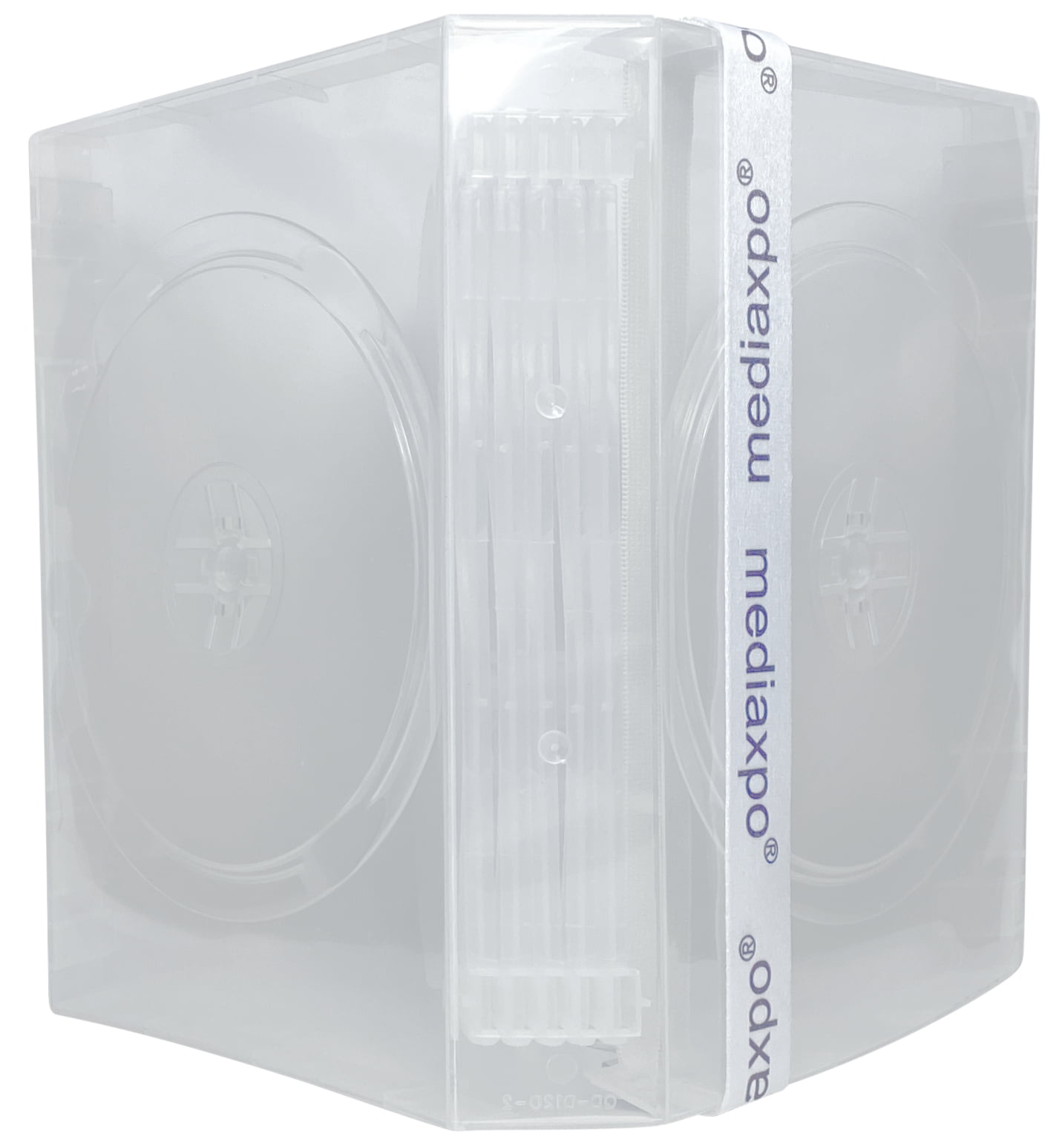 CheckOutStore 10 Clear 12 Disc DVD Cases