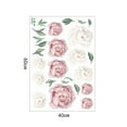 thumbnail image 2 of Nomeni Wall Stickers Decor Clearance, Peony Rose Flowers Wall Sticker Art Nursery Decals Kids Room Home Decor Gift Room Decor Pink, 2 of 2