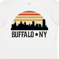 thumbnail image 4 of Inktastic Buffalo New York Skyline Retro Boys or Girls Toddler T-Shirt, 4 of 5