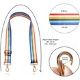 thumbnail image 5 of ORUYROP Purse Strap Replacement Crossbody Handbag Stripe Wide Adjustable, Gold Buckle-01, 1.5 inch width, 5 of 5