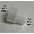 thumbnail image 4 of Fill Valve Pipe Adapter 7/8 Male to 7/8 Female With Built-In Filter Screen for Bidets, Toilets, Pipes, etc. by NuFlush, 4 of 6